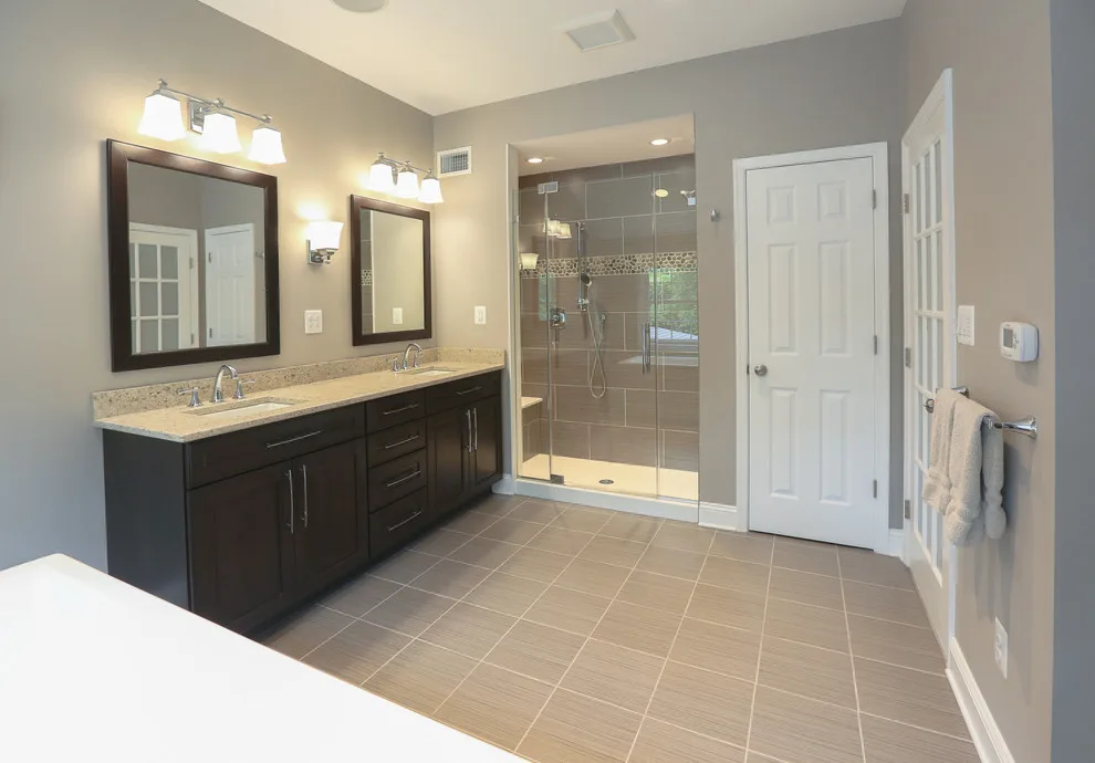 Expansive Spa-Inspired Master Bathroom in Worcester, PA by Meridian Construction - Photo 12