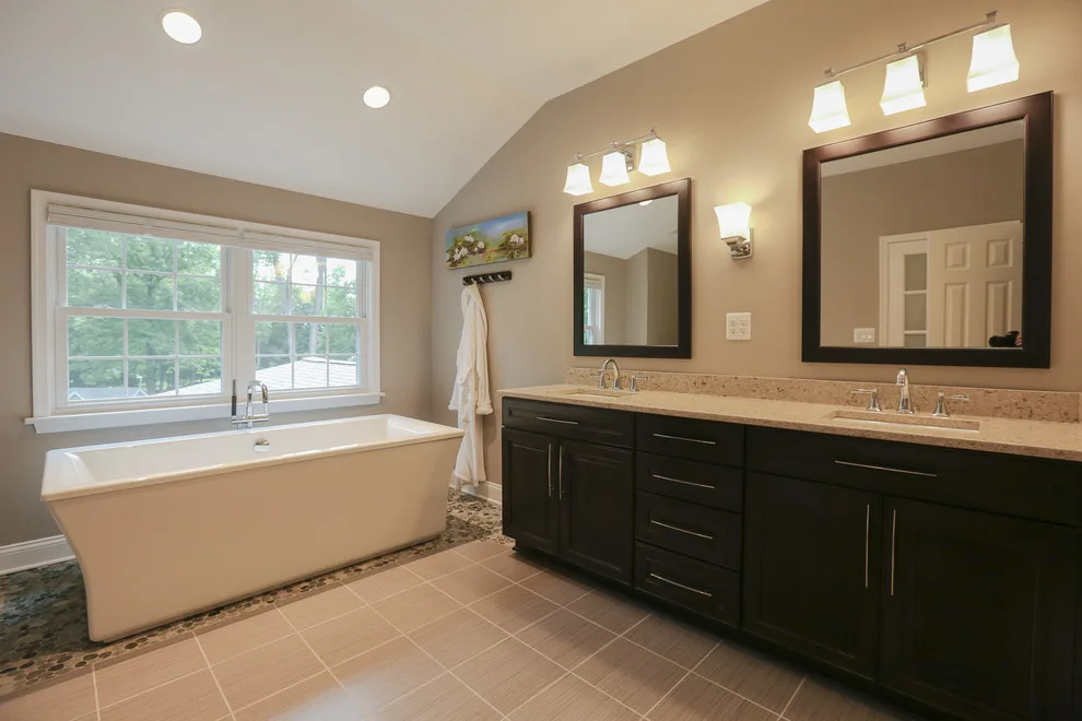 Expansive Spa-Inspired Master Bathroom in Worcester, PA by Meridian Construction - Photo 14