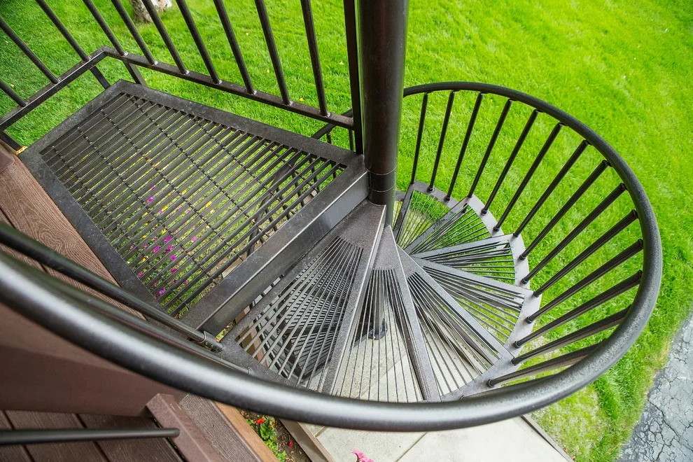 Spiral Staircase Entrance Platform by Treeline Construction - Photo 2
