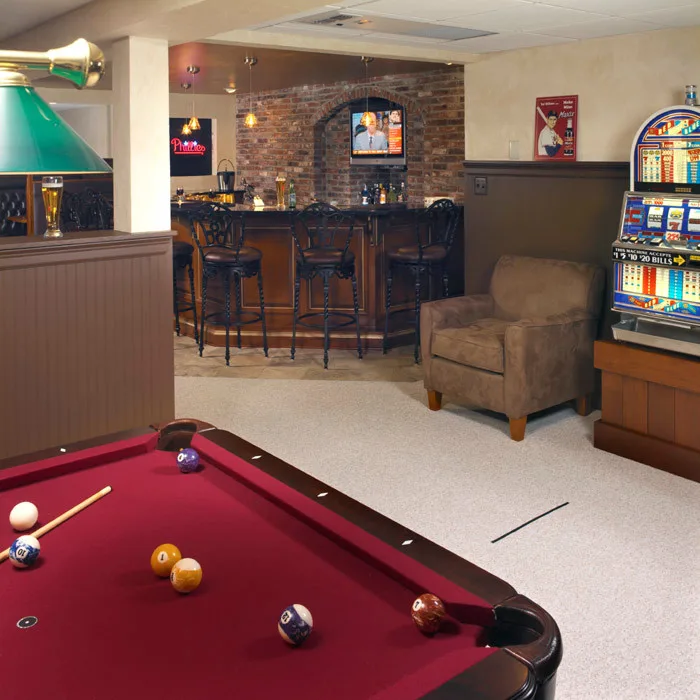 Blue Bell, PA Sports Bar Basement by Meridian Construction - Photo 7