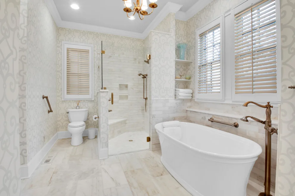 Elegant Main Bathroom | Greenville, SC by Daniel Builders, Inc. - Photo 4