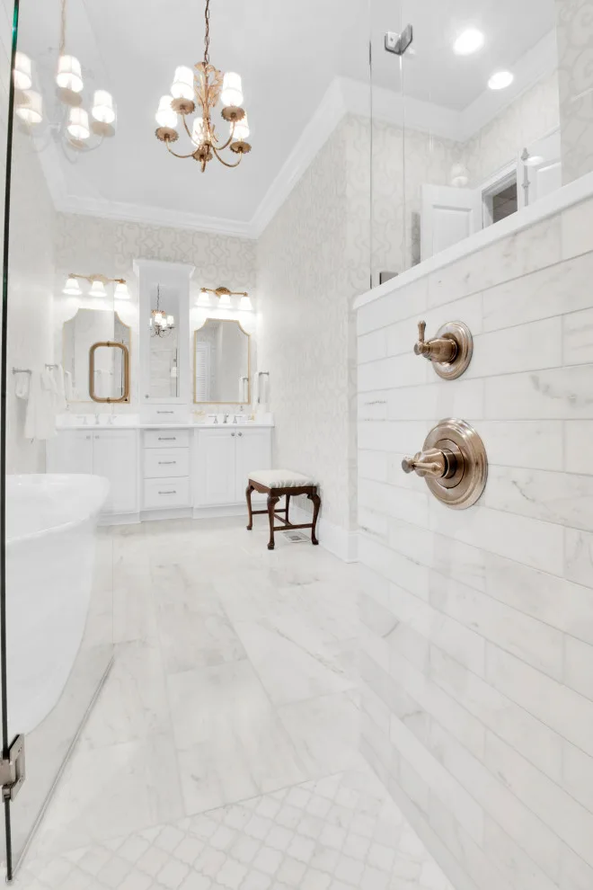 Elegant Main Bathroom | Greenville, SC by Daniel Builders, Inc. - Photo 5