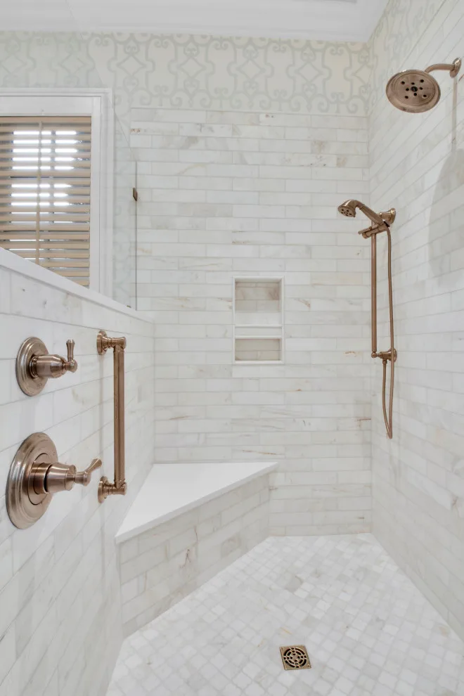 Elegant Main Bathroom | Greenville, SC by Daniel Builders, Inc. - Photo 7