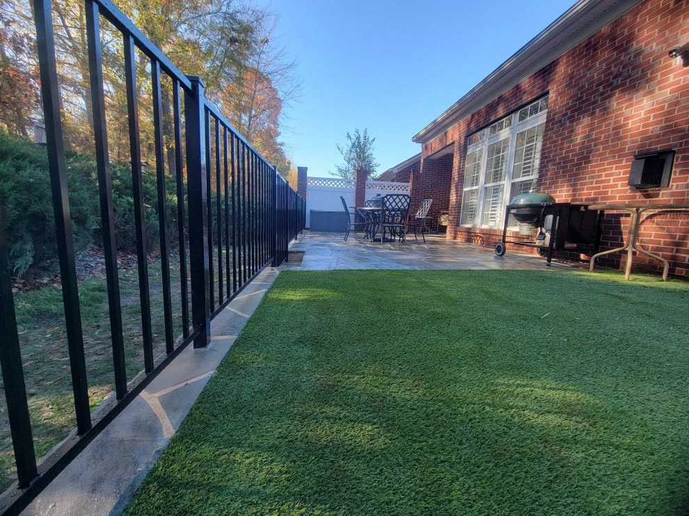 Low Maintenance Private Patio w/ Artificial Turf by Plant Man - Photo 6