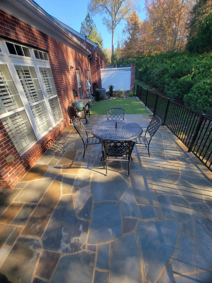 Low Maintenance Private Patio w/ Artificial Turf by Plant Man - Photo 7