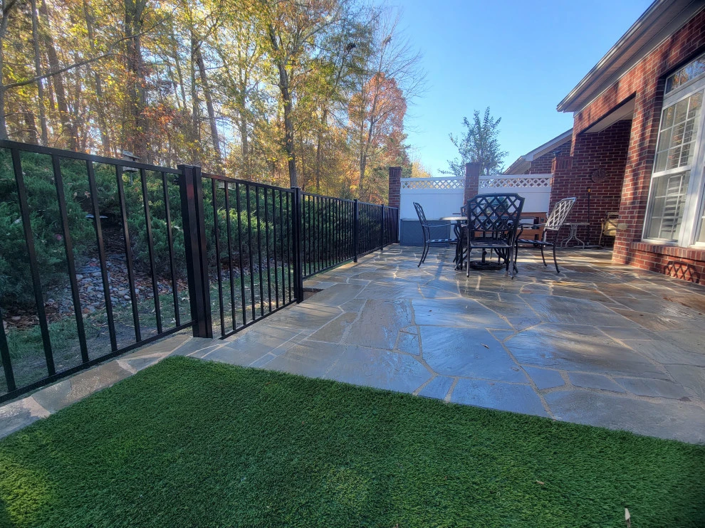 Low Maintenance Private Patio w/ Artificial Turf by Plant Man - Photo 2