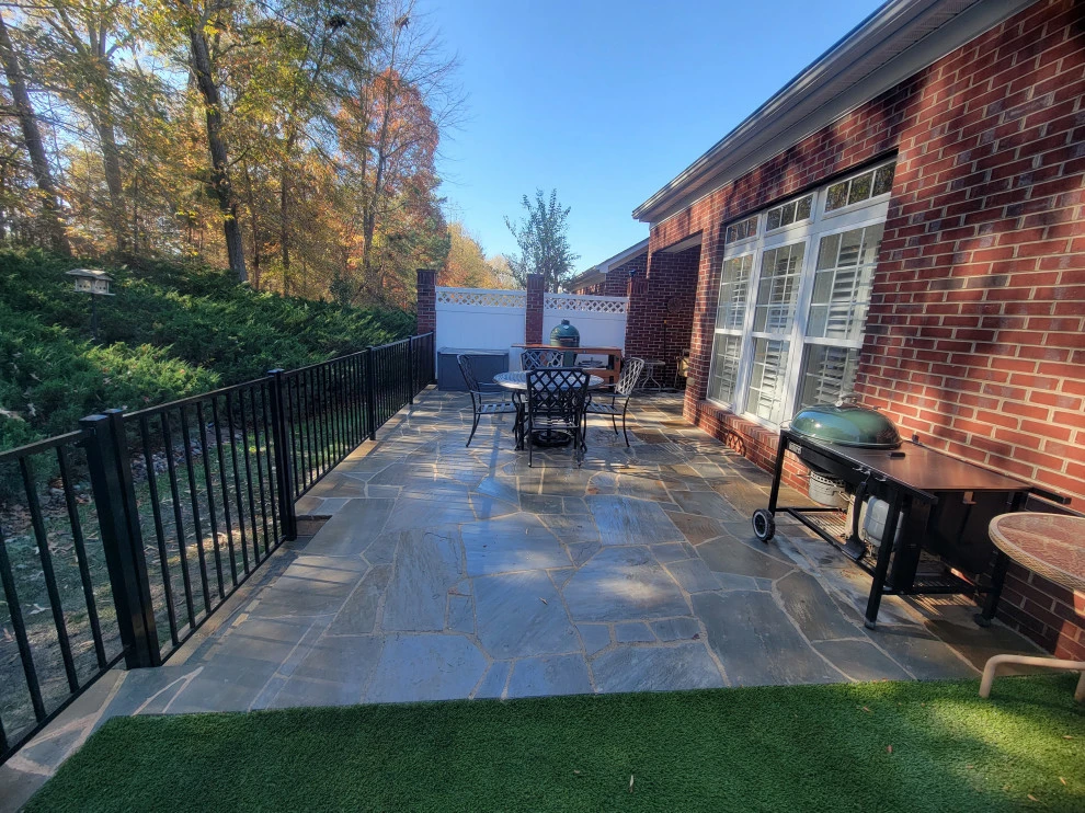 Low Maintenance Private Patio w/ Artificial Turf by Plant Man - Photo 5