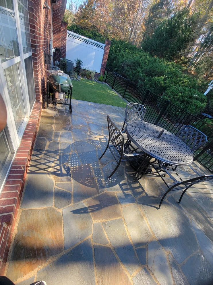 Low Maintenance Private Patio w/ Artificial Turf by Plant Man - Photo 4
