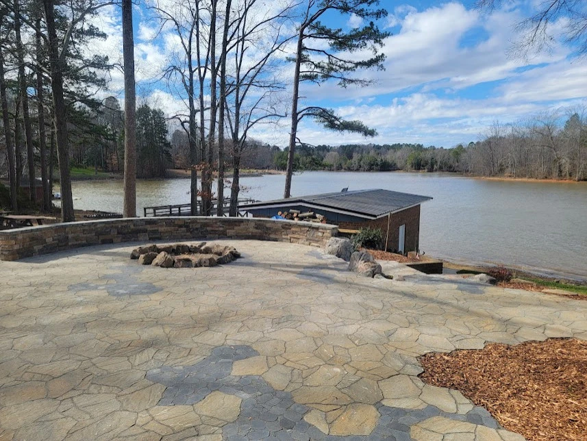 Man Made Boulder Steps-Fire Pit-Retaining Wall by Plant Man - Photo 3