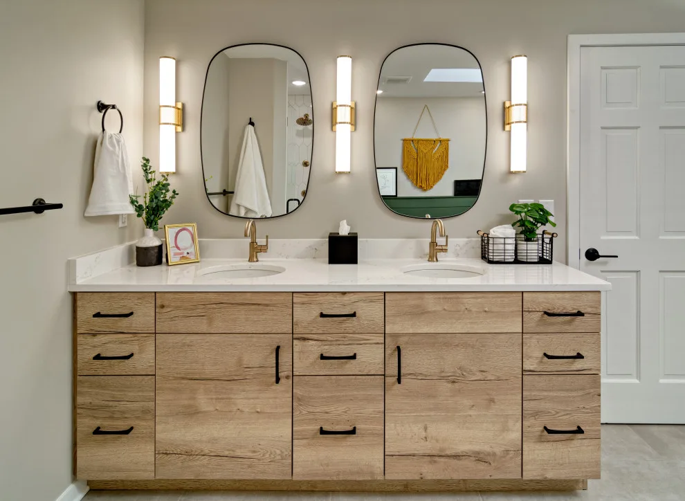 Scandinavian Primary Suite with Green Highlights by Becker Building & Remodeling Inc. - Photo 2