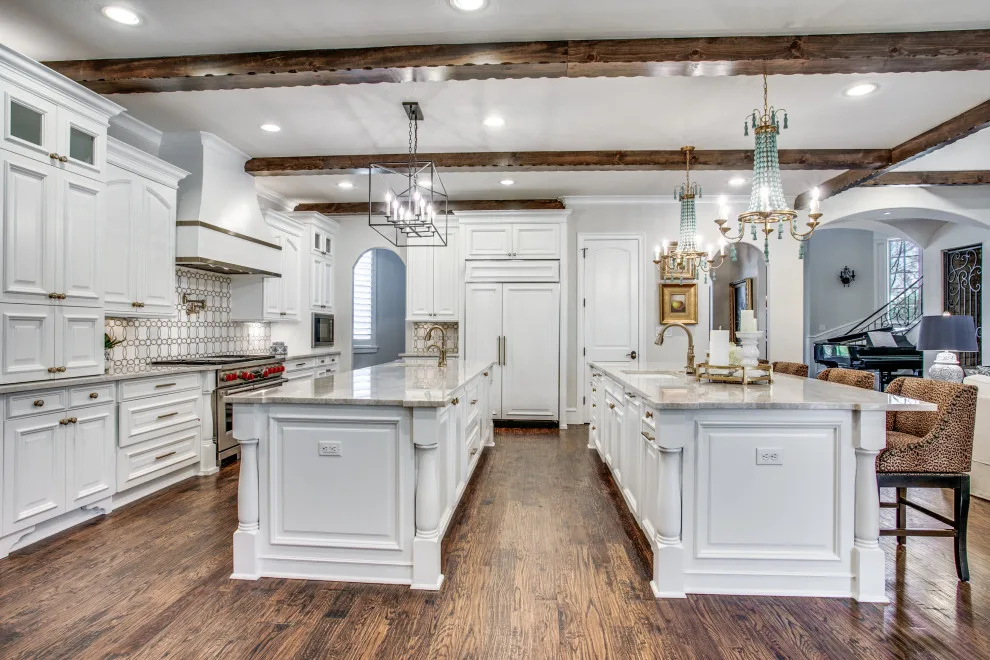 Taj Mahal Dual Island Kitchen by Swanson Renovations - Luxury Design & Build - Photo 3