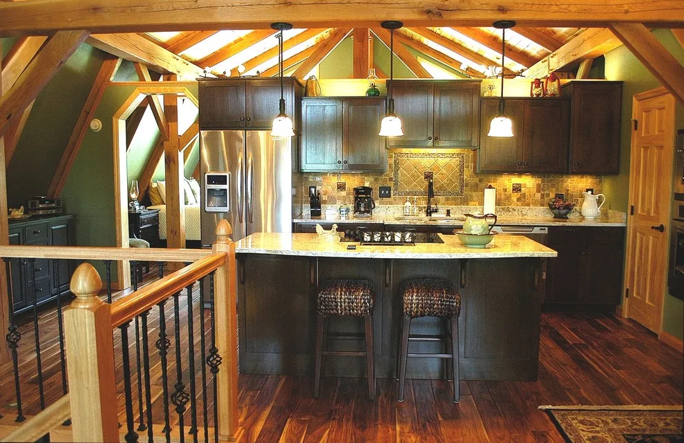 Middle Tennessee Timber Frame Barn Residence by Homestead Timber Frames - Photo 2
