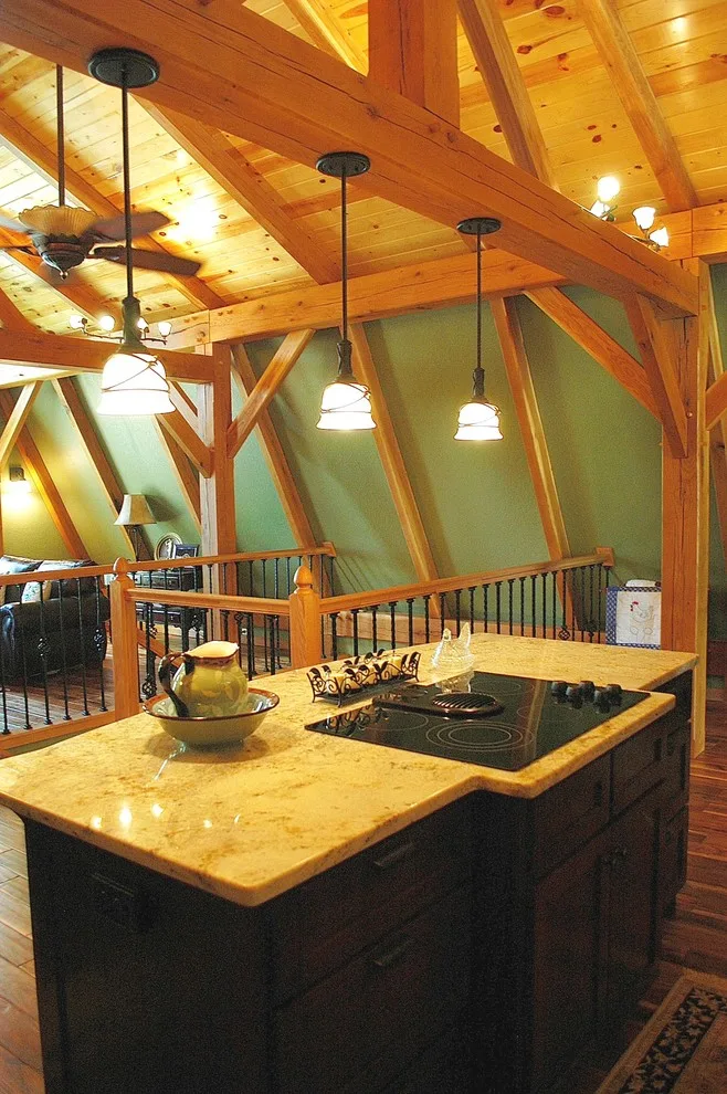 Middle Tennessee Timber Frame Barn Residence by Homestead Timber Frames - Photo 3