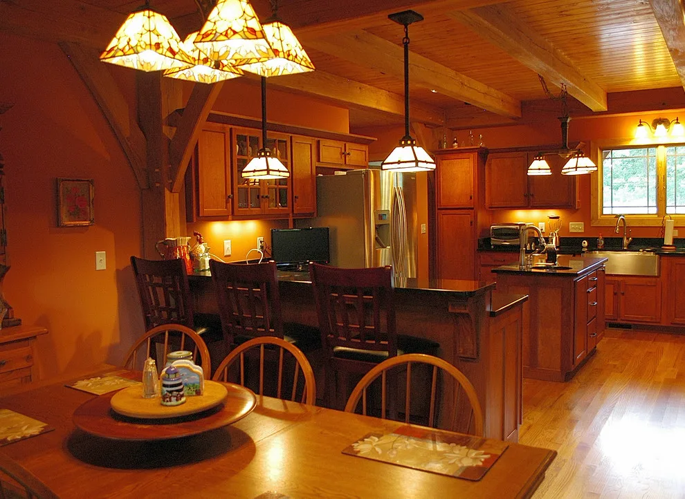 Sequatchie Valley Timber Frame Residence, Tennessee by Homestead Timber Frames - Photo 3