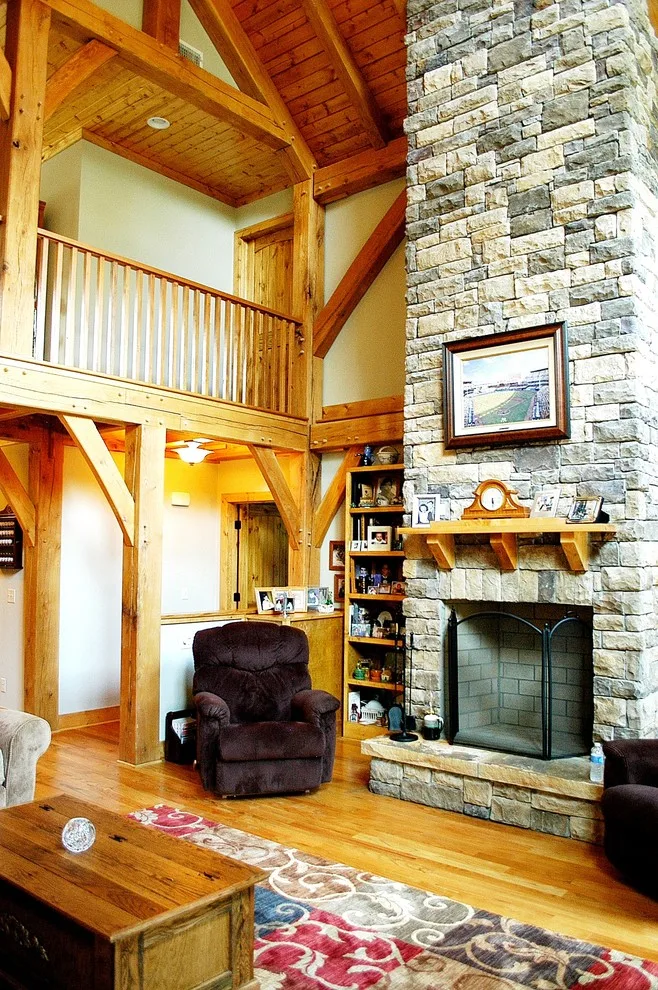 Sequatchie Valley Timber Frame Residence, Tennessee by Homestead Timber Frames - Photo 2