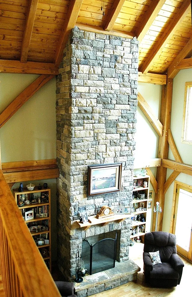 Sequatchie Valley Timber Frame Residence, Tennessee by Homestead Timber Frames - Photo 4