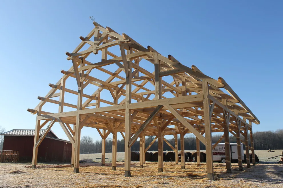 Tennessee Timber Frame Equine Barn by Homestead Timber Frames - Photo 5