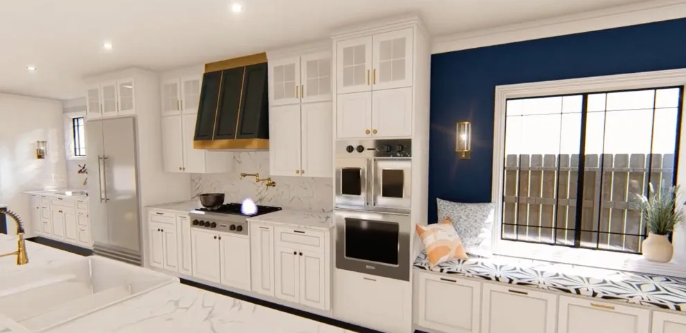 Contemporary Farmhouse Kitchen in Deer Park by Blue Contracts LLC - Photo 4