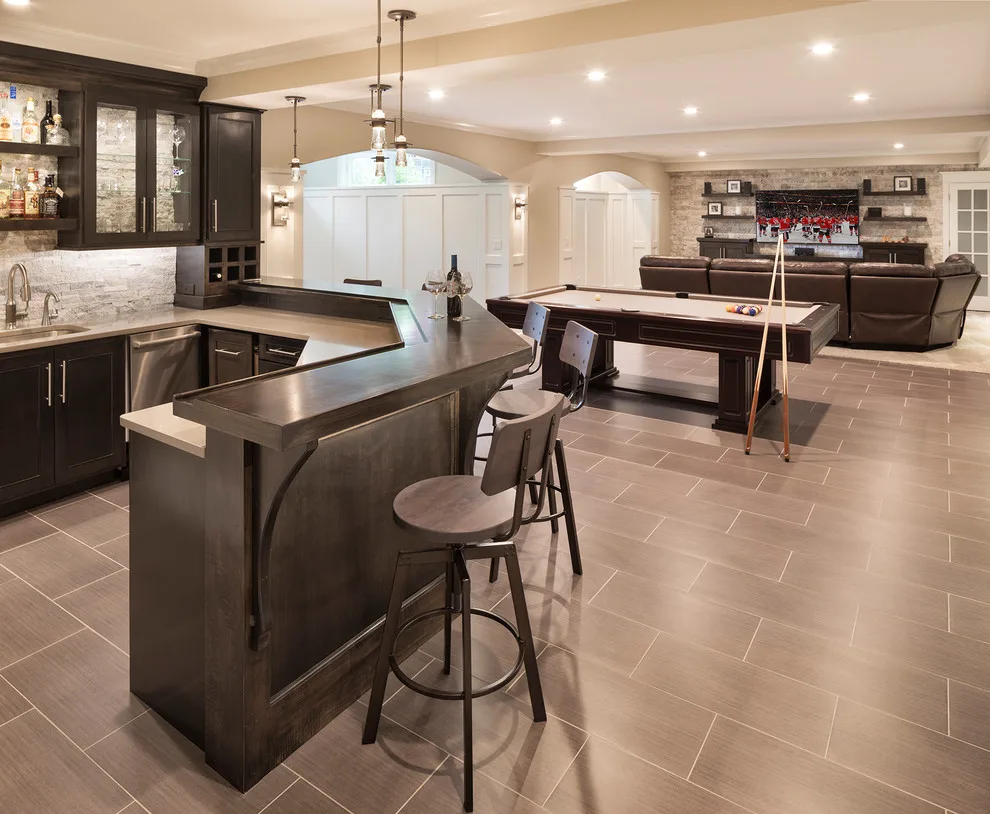 Basement transformation by Ed Saloga Design Build - Photo 6
