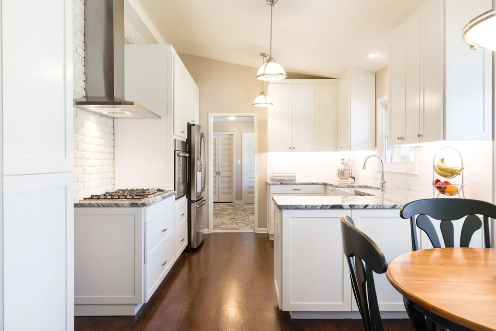 District 66 Omaha NE White Transitional Kitchen by Workshop Unknown Co. - Photo 6