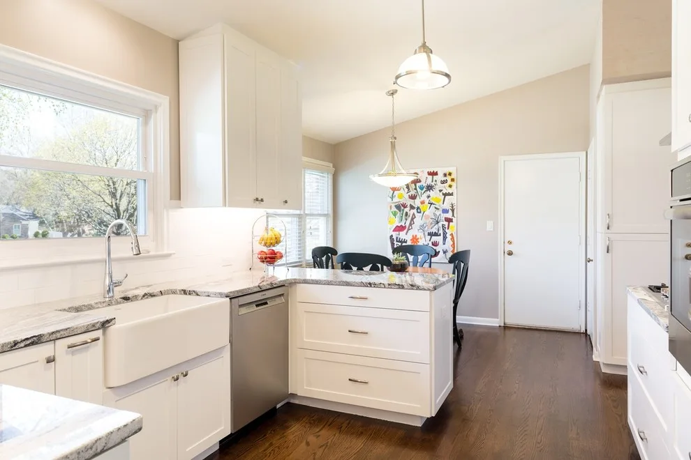 District 66 Omaha NE White Transitional Kitchen by Workshop Unknown Co. - Photo 9