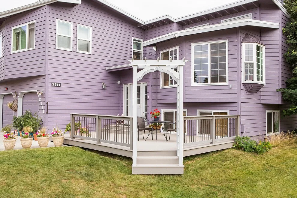 Trex Front Porch with Arbor Entrance by Treeline Construction - Photo 2