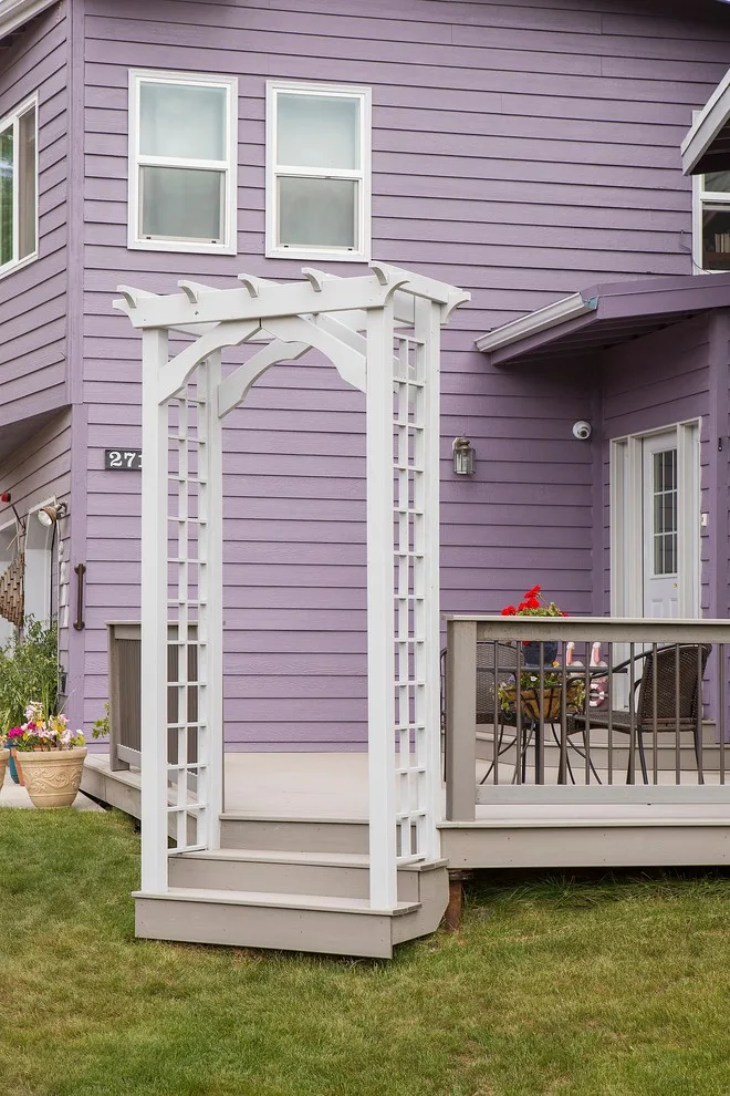 Trex Front Porch with Arbor Entrance by Treeline Construction - Photo 6