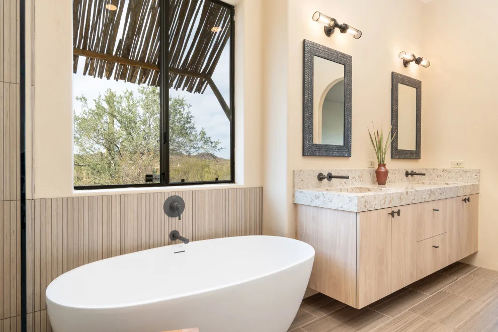Tucson Foothills Luxury Bathroom by Desert Earth And Wood, LLC - Photo 6