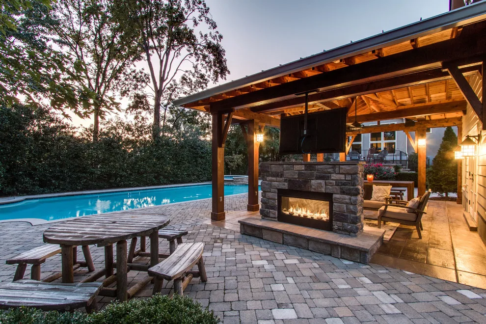 Vanderbilt / West End Exterior Living / Pool Pavilion by CDP Architecture, LLC - Photo 10