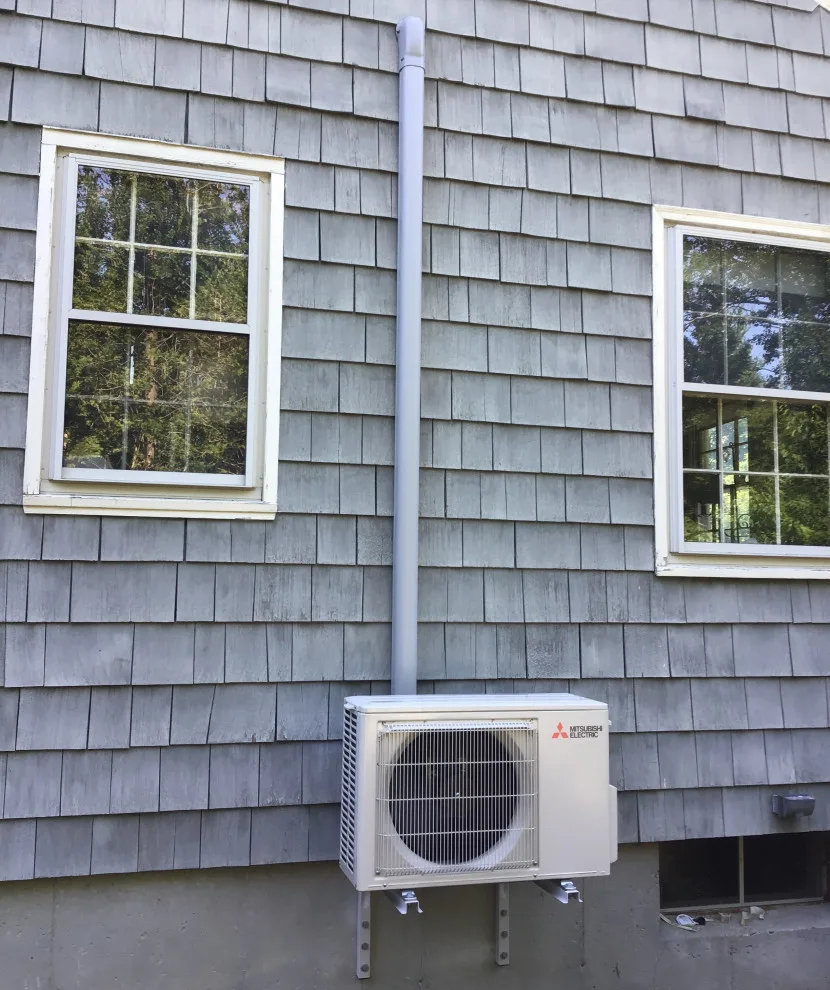 Line Concealment by Royal River Heat Pumps - Photo 3