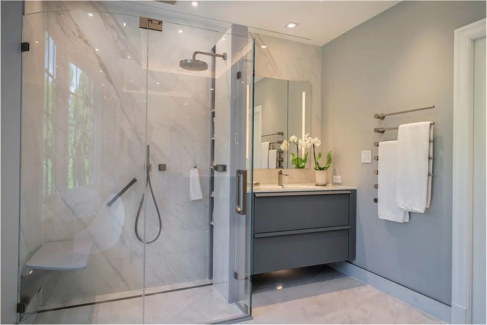 Upscale Bathroom Renovation by InviAir Architectural Air Diffusers - Photo 6