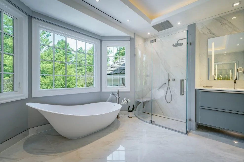 Upscale Bathroom Renovation by InviAir Architectural Air Diffusers - Photo 3