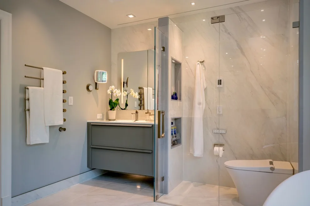 Upscale Bathroom Renovation by InviAir Architectural Air Diffusers - Photo 2