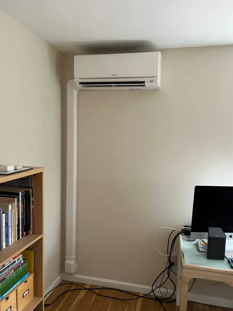 Mitsubishi Ductless Split System Setup by Stellitano Heating & Air Conditioning INC - Photo 2