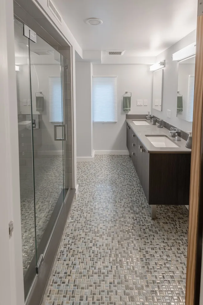 Newton Restroom Renovation by TJ's Plumbing And Heating, Inc. - Photo 2