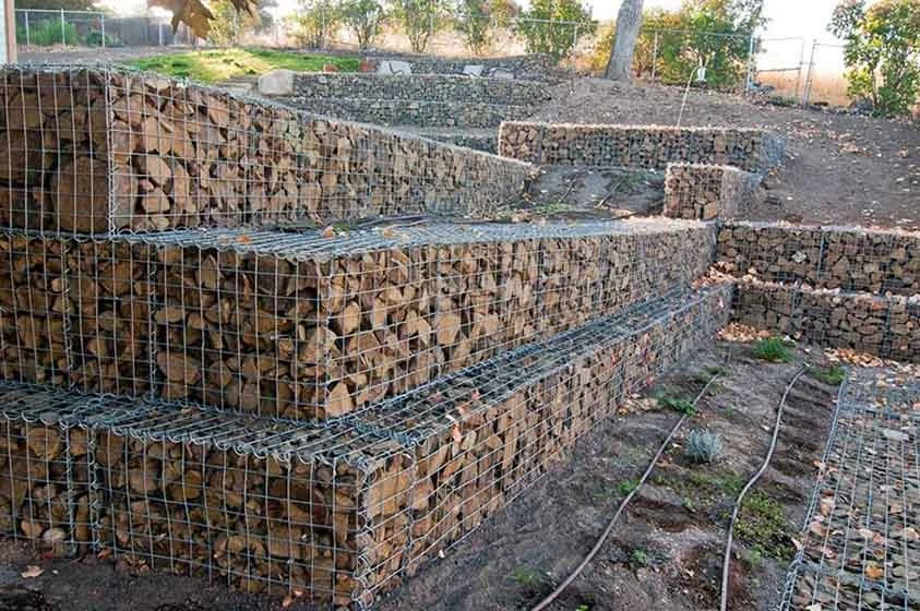 Gabion Wall Backyard by Stack Rock Group - Landscape Architecture - Photo 3