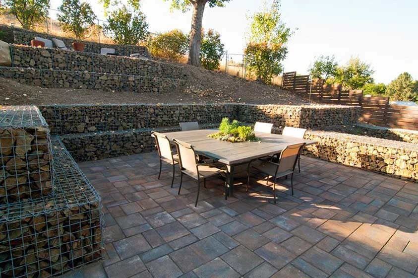 Gabion Wall Backyard by Stack Rock Group - Landscape Architecture - Photo 2