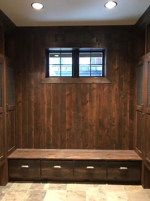 Shadowed Alder Cabinets for Mudroom and Laundry Room by Cedar Mountain Woodwrights - Photo 4