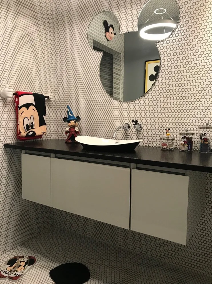 Disney-Themed Restroom by Classic Marble & Stone - Photo 4