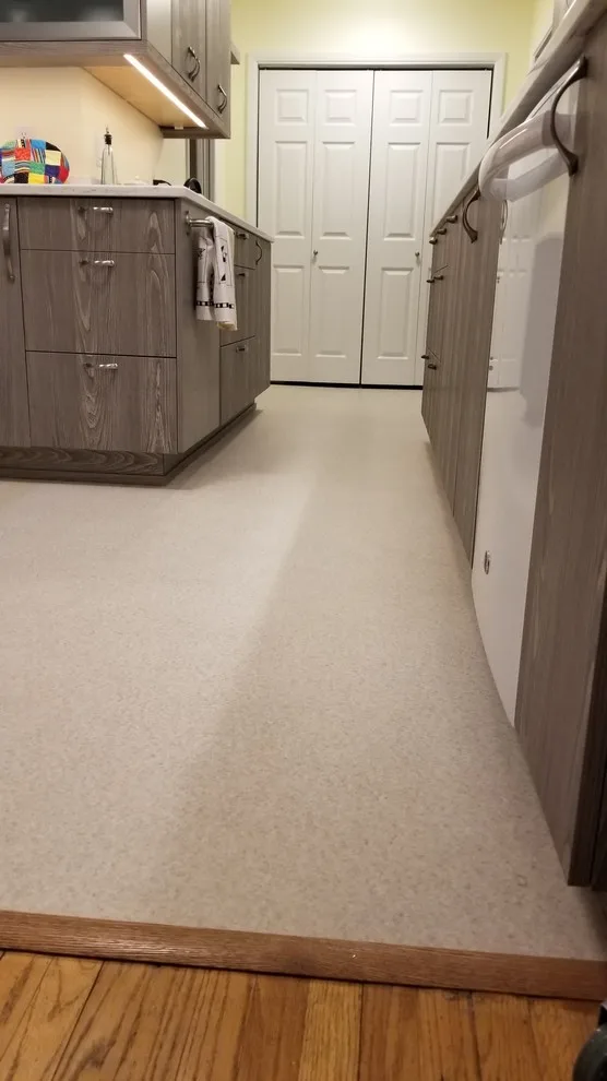 Sleek Contemporary Kitchen by Jamie Tamanaha With Florcraft Carpet One - Photo 2