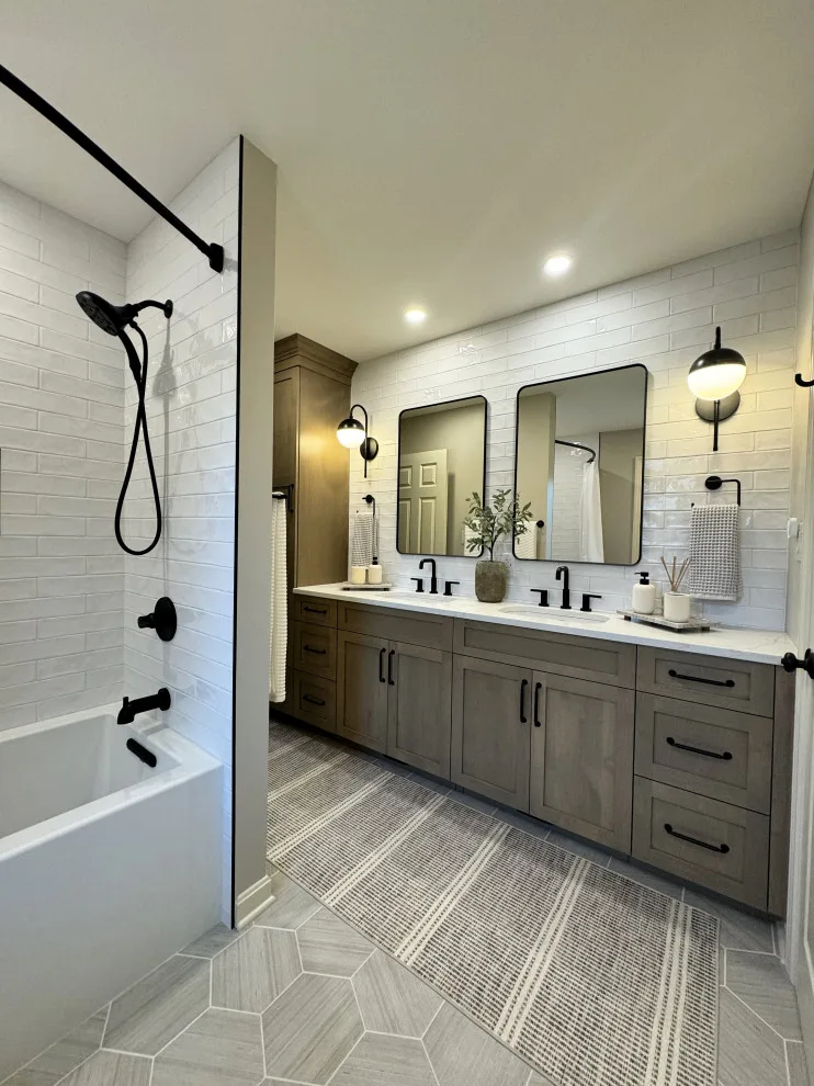 Chic Country Luxury Bathroom Makeover by Haute Designs - Photo 7