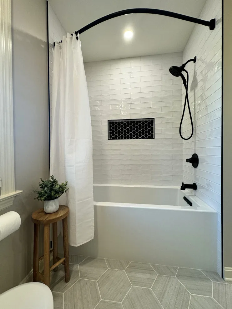 Chic Country Luxury Bathroom Makeover by Haute Designs - Photo 11