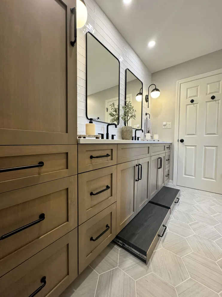Chic Country Luxury Bathroom Makeover by Haute Designs - Photo 9