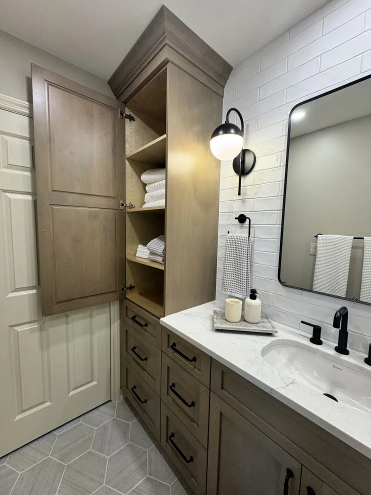 Chic Country Luxury Bathroom Makeover by Haute Designs - Photo 3