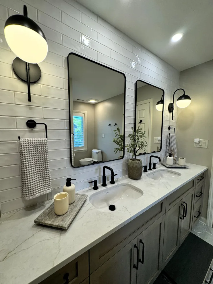 Chic Country Luxury Bathroom Makeover by Haute Designs - Photo 6