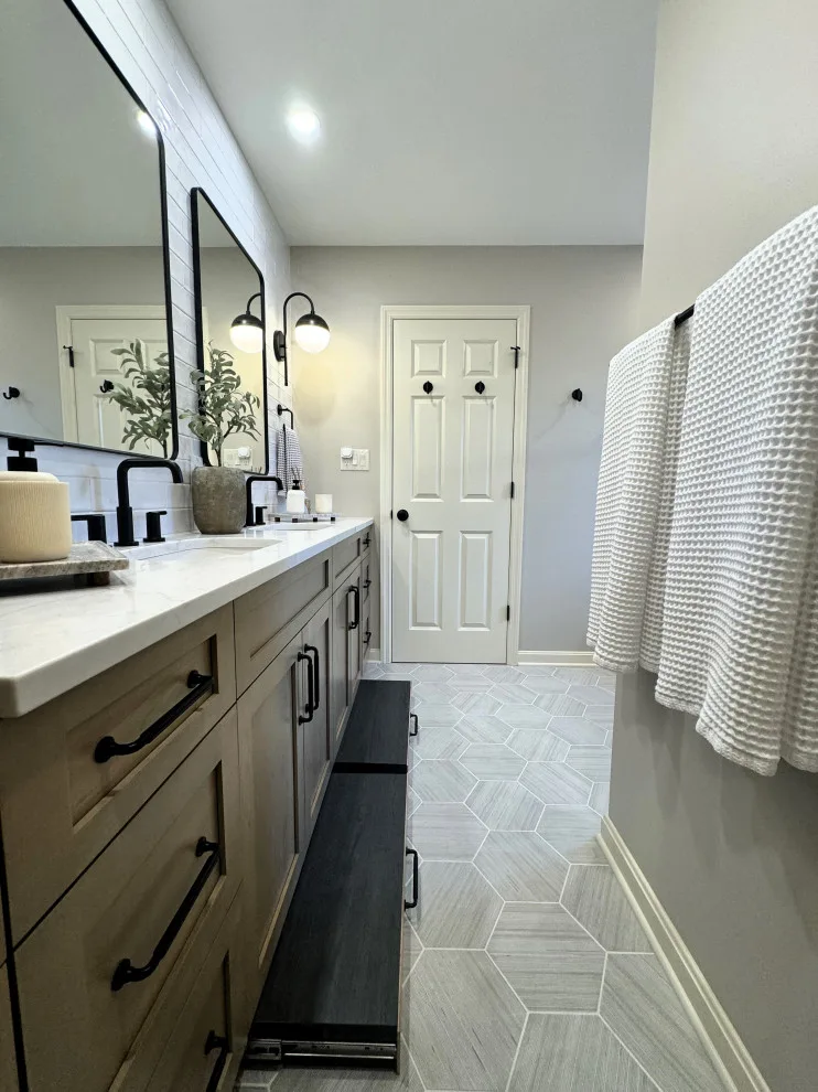 Chic Country Luxury Bathroom Makeover by Haute Designs - Photo 4