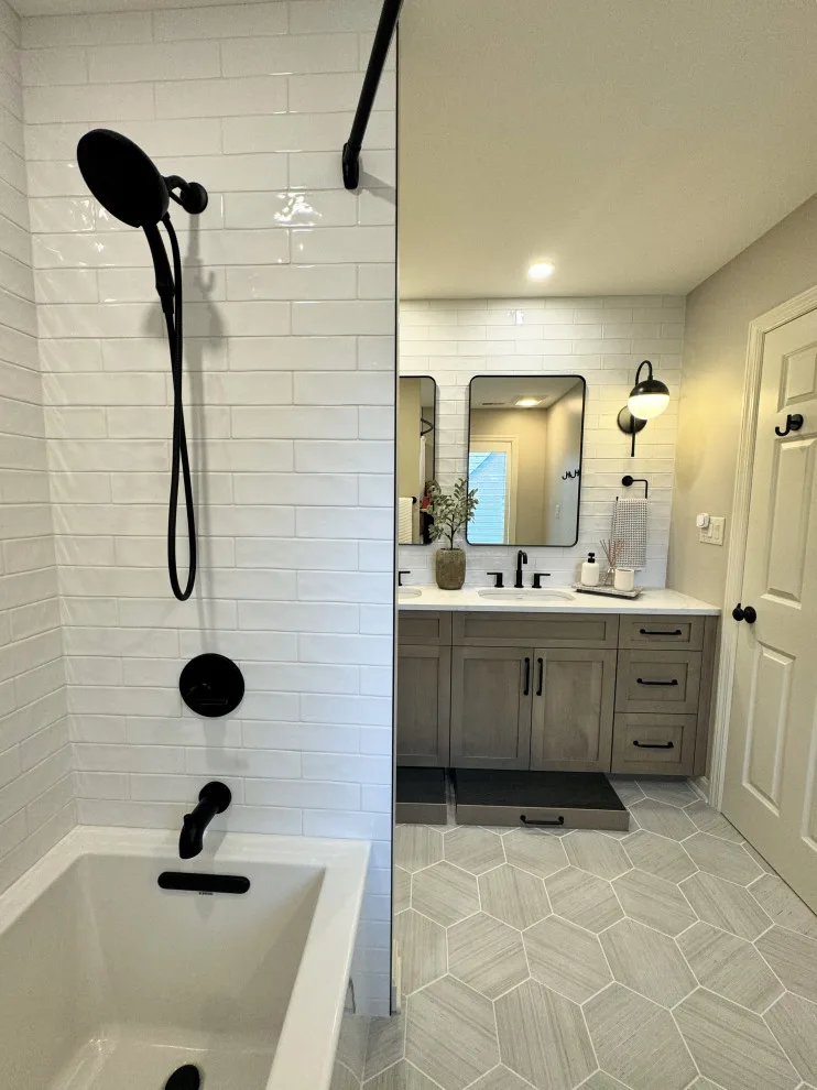 Chic Country Luxury Bathroom Makeover by Haute Designs - Photo 8