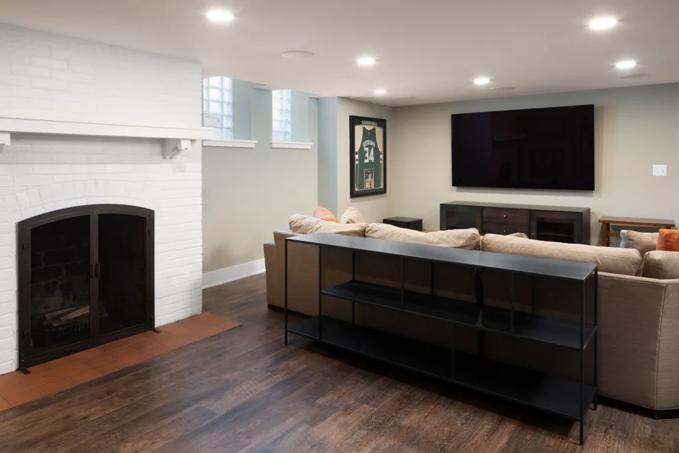 Grey Basement Project by Elmer by Story Hill Renovations LLC - Photo 2
