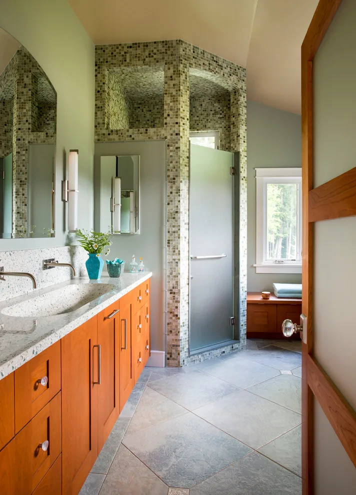 Timber Frame Baths, Guest Kitchen, and Laundry for Empty Nesters by Designs For Living By Wendy, LLC - Photo 4
