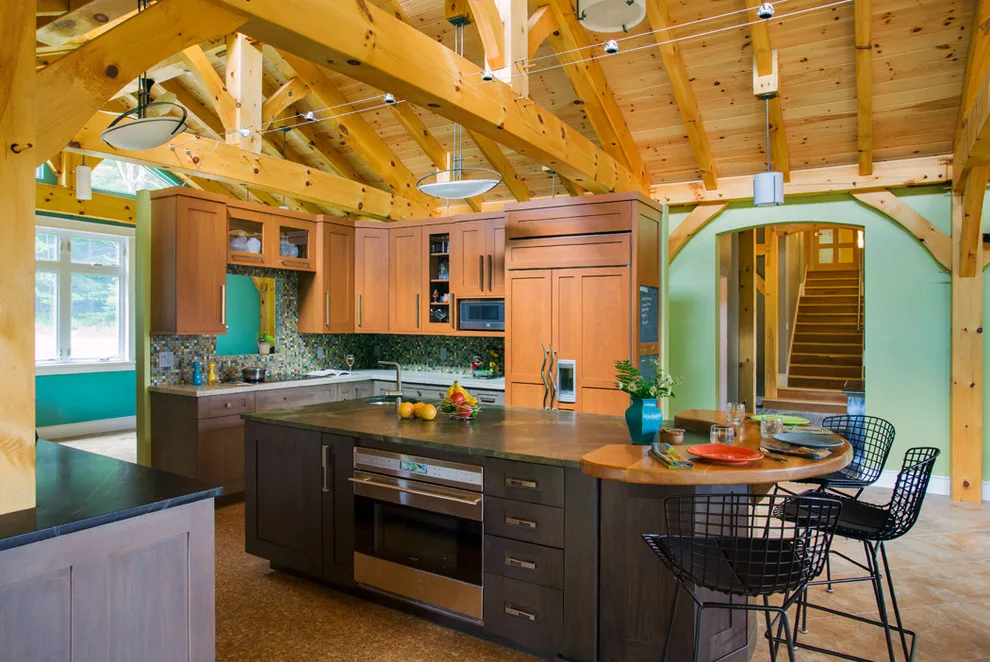 Sustainable Living for Empty Nesters in New England Timber Frames by Designs For Living By Wendy, LLC - Photo 5
